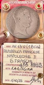 Italie, France. Napoléon I (1804-1814). 5 Francs An 13-U,