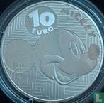 Frankrijk 10 euro 2016 (PROOF) Mickey Mouse through the..., Postzegels en Munten, Munten | Europa | Euromunten, Verzenden, Goud