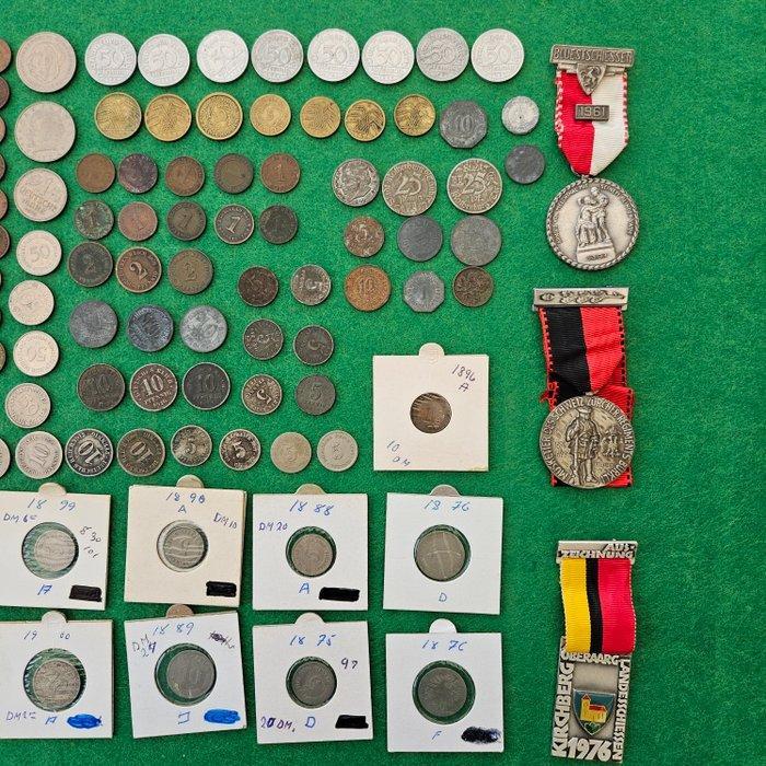 Duitsland. Collection of coins inc Notgeld, Kriegsgeld, 160+, Postzegels en Munten, Munten | Europa | Niet-Euromunten