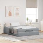 vidaXL Bedframe Anders met opslag Lichtgrijs 160 x 200 cm, Huis en Inrichting, Slaapkamer | Bedden, Verzenden, Nieuw