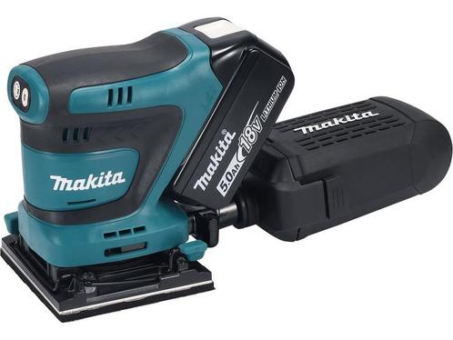 Makita DBO480RTJ Accu Handpalm Vlakschuurmachine | 18V | 2 x, Huis en Inrichting, Woonaccessoires | Overige, Zo goed als nieuw