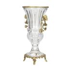 Vaas - Brons, Kristal - Luxury crystal vase, Antiek en Kunst
