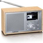 Radio op batterijen - Draagbare radio - DAB+ & FM - Hout - L, Verzenden, Nieuw
