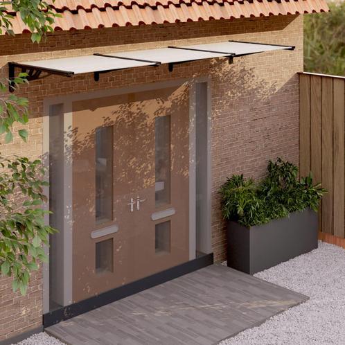 vidaXL Deurluifel 297,5x90 cm polycarbonaat zwart en, Jardin & Terrasse, Protection solaire, Envoi