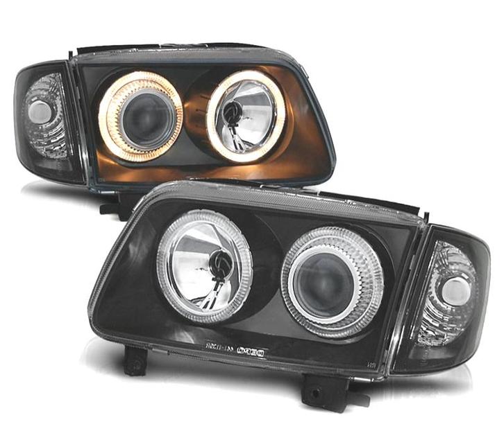 PHARES VOLKSWAGEN VW POLO 6N2 99-01 ANGEL EYES FOND NOIR, Auto-onderdelen, Verlichting, Verzenden
