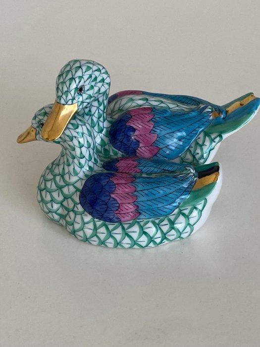 Herend - Beeldje - Herend eendenpaar - Porselein, Antiek en Kunst, Antiek | Glaswerk en Kristal