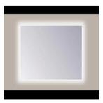 Spiegel Sanicare Q-Mirrors 90x60 cm PP-Geslepen Vierkant Met, Ophalen of Verzenden, Nieuw, Bad