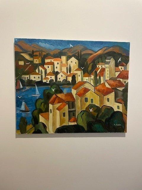 Konstantin Fedin (XX) - Collioures, Antiquités & Art, Art | Peinture | Moderne