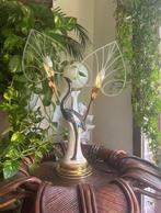 Lampe de table avec figurine - Céramique, Verre, Huis en Inrichting, Nieuw