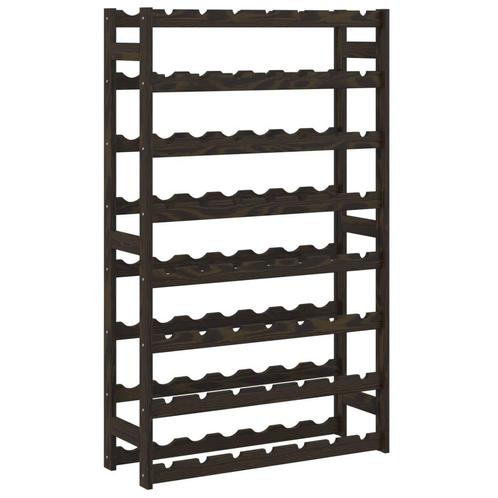 Houten Wijnrek voor 56 Flessen | Tweede Kansje | OP=OP!, Huis en Inrichting, Woonaccessoires | Wijnrekken, 75 cm of meer, 25 flessen of meer