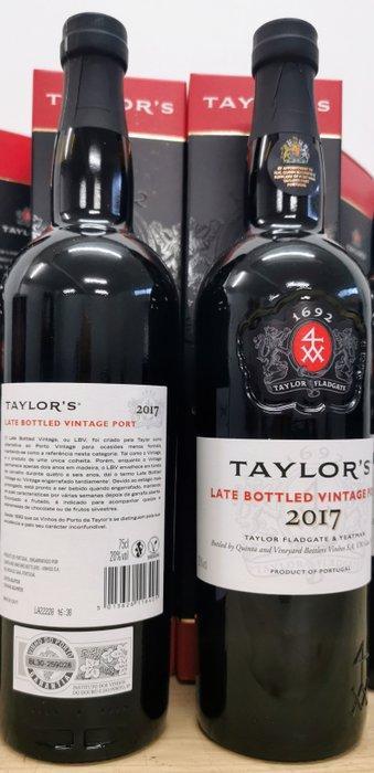 2017 Taylors - Late Bottled Vintage Port - Porto - 6, Verzamelen, Wijnen