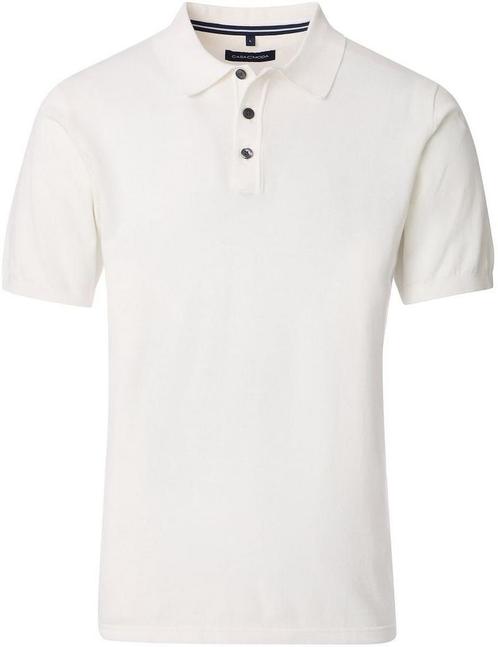 Casa Moda Polo Knitted Off White maat Maat 48/50 (M) Heren, Kleding | Heren, Polo's, Wit, Nieuw, Maat 48/50 (M), Verzenden
