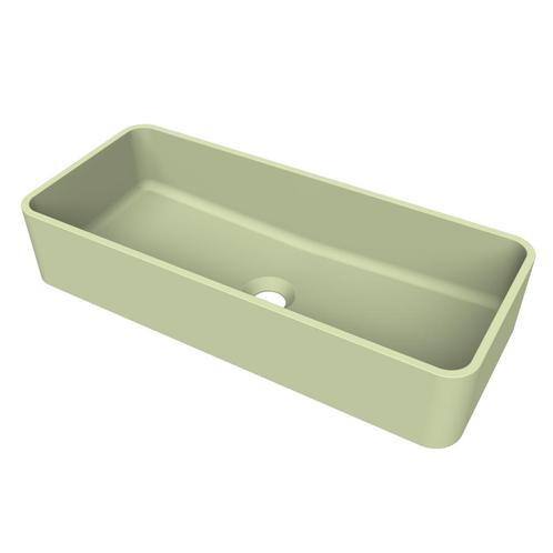 Arcqua Case Opbouw Waskom Rechthoek 60x26 Mat Pastel Groen, Doe-het-zelf en Bouw, Sanitair, Overige typen, Nieuw, Ophalen of Verzenden