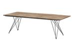 4 Seasons Outdoor Tampa tafel met Robusto teak blad 220 cm |, Nieuw