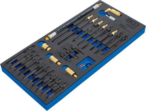 Adapterset voor compressie- en drukverliestester 30-dlg, Auto diversen, Autogereedschap, Verzenden