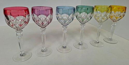 Hofbauer - Bleikristall Weingläser Römer Überfang -, Antiek en Kunst, Antiek | Glaswerk en Kristal