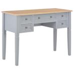 Bureau Grijs Hout 109cm - OP = OP - Weg wegens retour!, Verzenden, Nieuw, Bureau