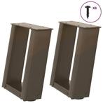 2x Salontafelpoten U-vorm | Tweede Kansje | OP = OP!, Huis en Inrichting, Tafelpoot, Minder dan 50 cm, Verzenden, Nieuw