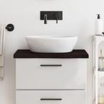 vidaXL Wastafelblad 60x60x(2-4) cm behandeld massief hout, Huis en Inrichting, Keuken | Keukenelementen, Verzenden, Nieuw