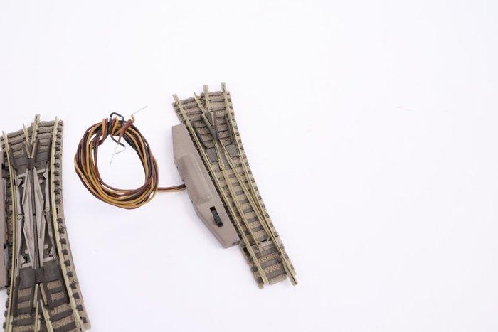 Fleischmann N - 9166/9167/9171 - Modeltreinsporen (3) - Twee, Hobby & Loisirs créatifs, Trains miniatures | Échelle N