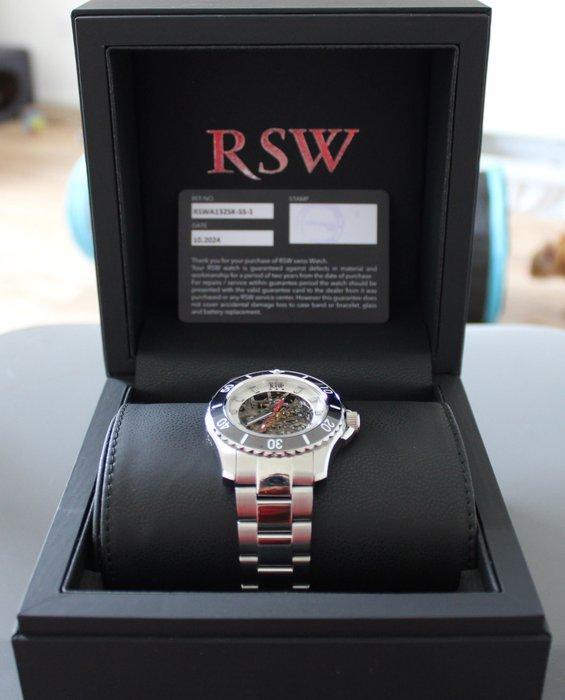 RSW - RSW Skeleton Limited Edition - RSWA132SK-SS-1 - Homme, Handtassen en Accessoires, Horloges | Heren