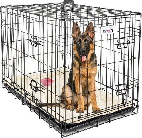 MaxxPet kooi Hondenbench opvouwbaar meerdere maten, Dieren en Toebehoren, Hondenbenches, Nieuw, Ophalen of Verzenden