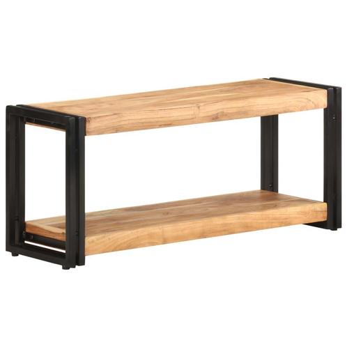 vidaXL Tv-meubel 90x30x40 cm massief acaciahout, Huis en Inrichting, Kasten |Televisiemeubels, Nieuw, Verzenden