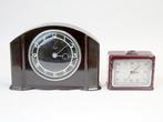 Bureauklok (2) - Smith en UMF - Bakeliet - 1940-1950, Antiek en Kunst