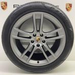 Porsche Cayenne E3 II 21inch Turbo Vesuvio grijs met banden, Ophalen, Gebruikt, Banden en Velgen, 21 inch