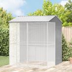 vidaXL Vogelkooi Grijs 215x210x247 cm Staal, Verzenden, Nieuw