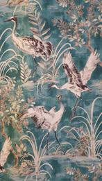 Artmaison exclusieve oosterse Art Deco stof met reigers, Antiek en Kunst