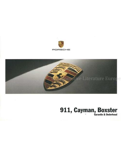 2009 PORSCHE 911 | CAYMAN | BOXSTER | GARANTIE & ONDERHOUD, Autos : Divers, Modes d'emploi & Notices d'utilisation