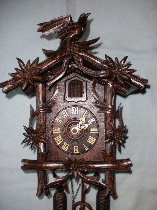 Pendule à coucou - Zwarte Woud - Antique Bois, os, acier en, Antiek en Kunst, Antiek | Klokken