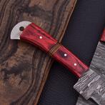 Keukenmes - Chefs knife - Gevouwen staal, pakka hout -