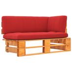 vidaXL Tuinhoekbank pallet honingbruin geïmpregneerd, Tuin en Terras, Verzenden, Nieuw