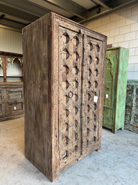 Monumentale antieke Indiase Haveli-deuren - Teak - India -, Antiek en Kunst, Kunst | Niet-Westerse kunst