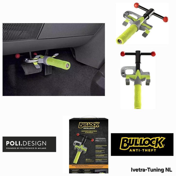 Pedaalslot - Bullock Excellence - Automatische Transmissie, Auto diversen, Anti-diefstal, Nieuw, Verzenden