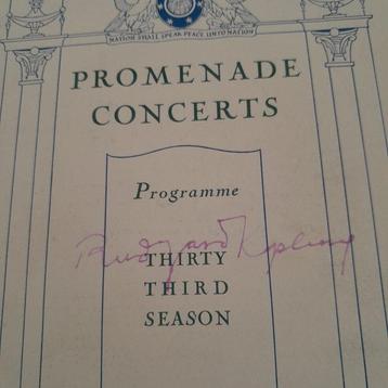 Rudyard Kipling - Hand-signed autograph - 1927