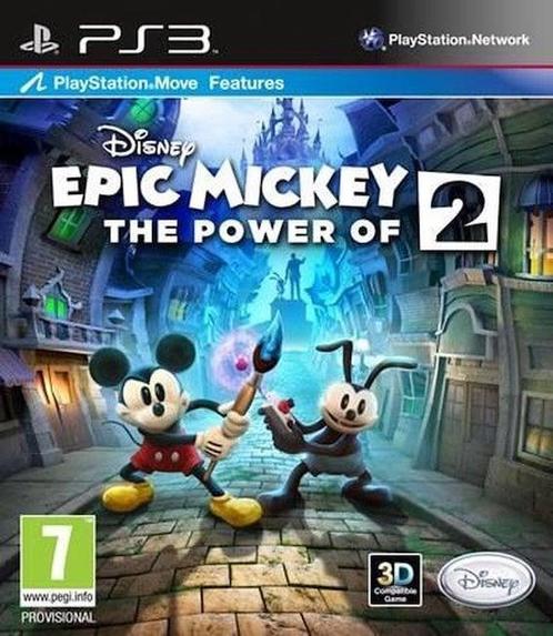 Disney Epic Mickey 2 the Power of Two (PS3 Games), Games en Spelcomputers, Games | Sony PlayStation 3, Zo goed als nieuw, Ophalen of Verzenden