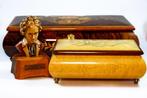 Reuge speeldoos sieradenkist juwelenkist buste beethoven, Antiek en Kunst