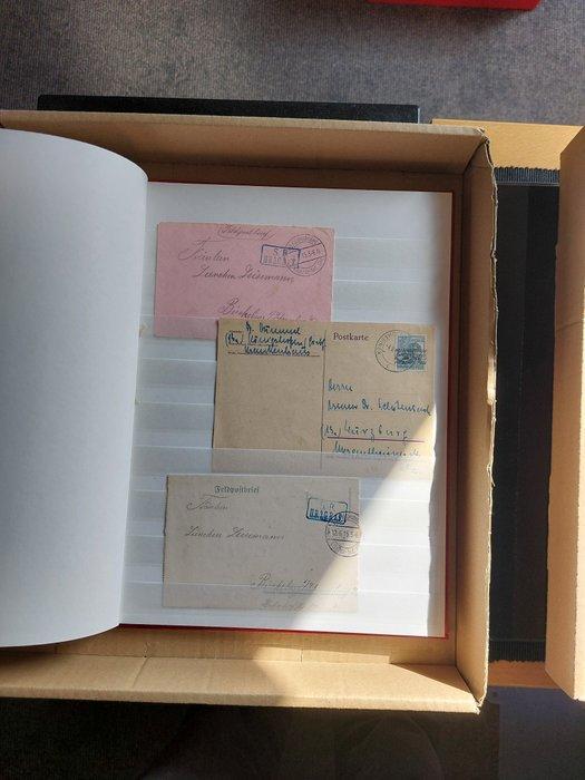 Duitse Rijk - Brieven poststukken postw.stukken documenten, Postzegels en Munten, Postzegels | Europa | Duitsland