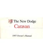 1997 DODGE CARAVAN INSTRUCTIEBOEKJE ENGELS (USA)
