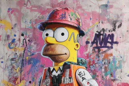 Canvas Fit - Alberto Ricardo - Homer Street Art Lego, Kinderen en Baby's, Speelgoed | Duplo en Lego