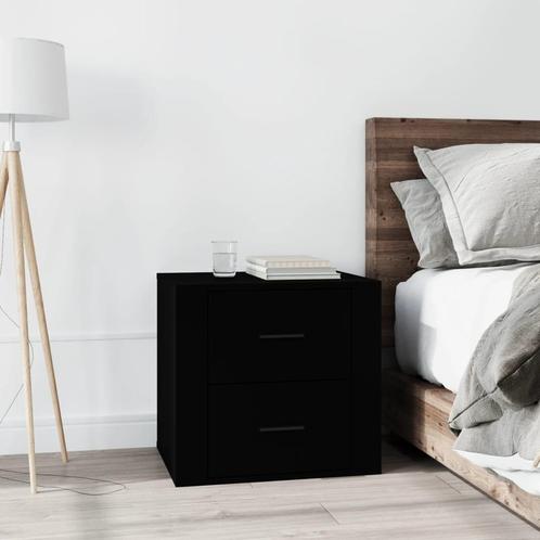 vidaXL Nachtkastje 50x39x47 cm zwart, Huis en Inrichting, Kasten | Overige, Nieuw, Verzenden
