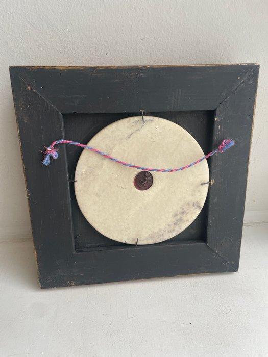 Reliëf, Alabaster Relief London Schäferszene Prunkrahmen -, Antiquités & Art, Curiosités & Brocante