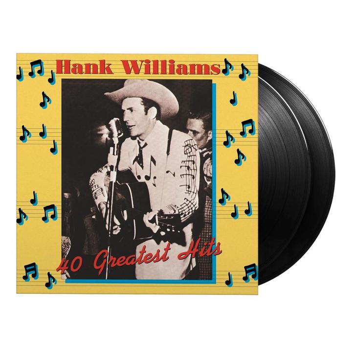 Hank Williams - 40 Greatest Hits, CD & DVD, Vinyles | Country & Western