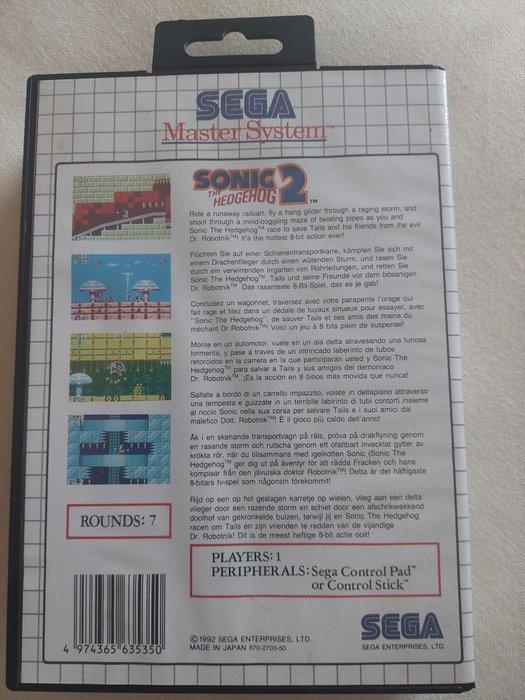 Sega - Master System - SONIC THE HEDGEHOG 2, CIB - Videogame, Games en Spelcomputers, Spelcomputers | Overige Accessoires