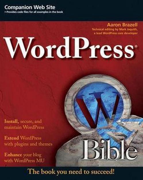 Wordpress Bible 9780470568132, Livres, Livres Autre, Envoi