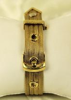 Armband massief geel goud - riemarmband, Bijoux, Sacs & Beauté