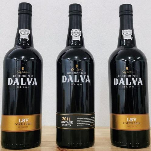 2011 Dalva: Vintage & 2x Late Bottled Vintage -  Douro  - 3, Collections, Vins